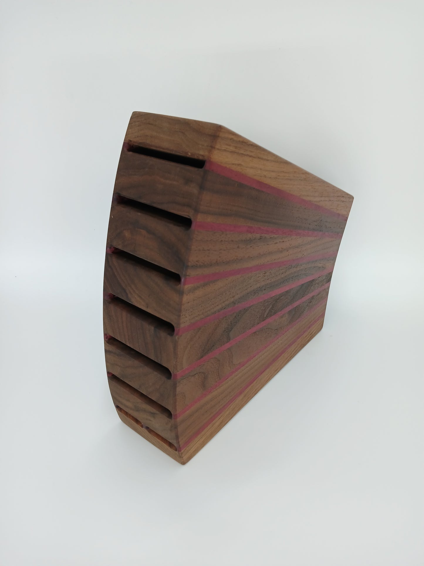 Custom Walnut Knife Block