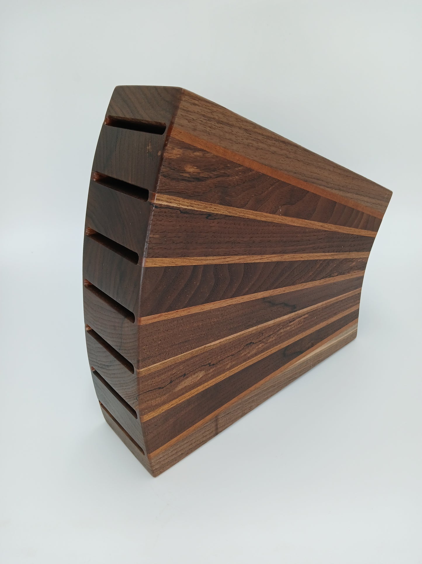 Custom Walnut Knife Block